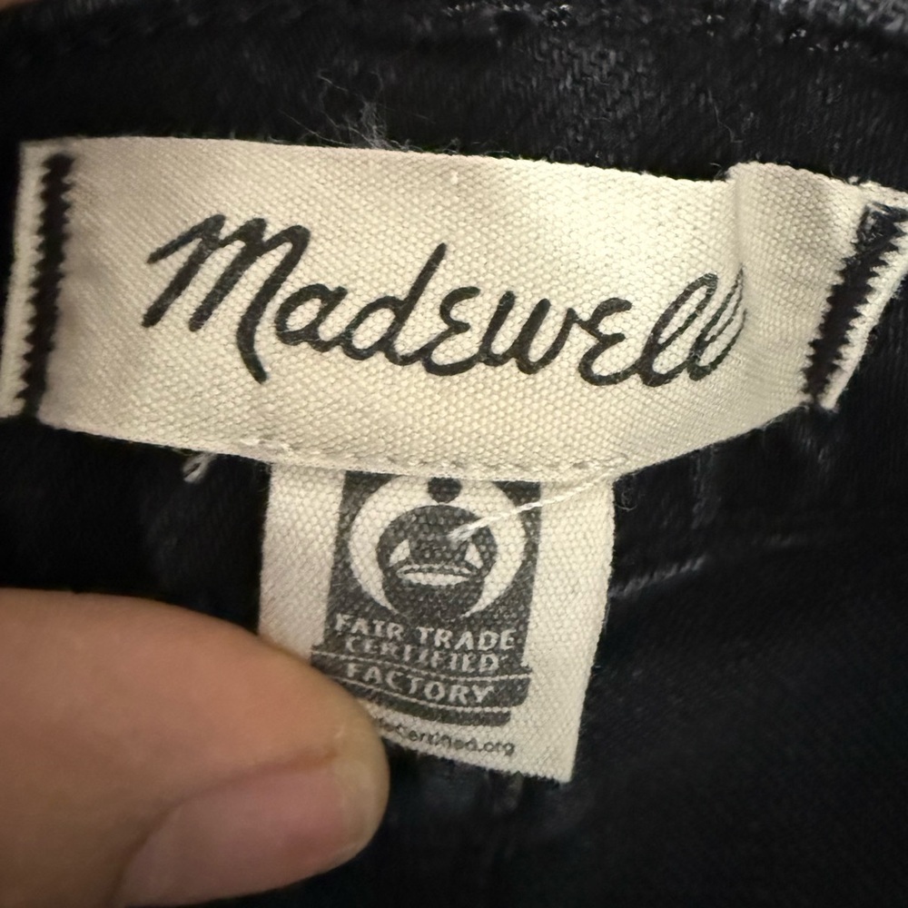 Madewell vintage High Rise Black Jeans - Picture 3 of 8